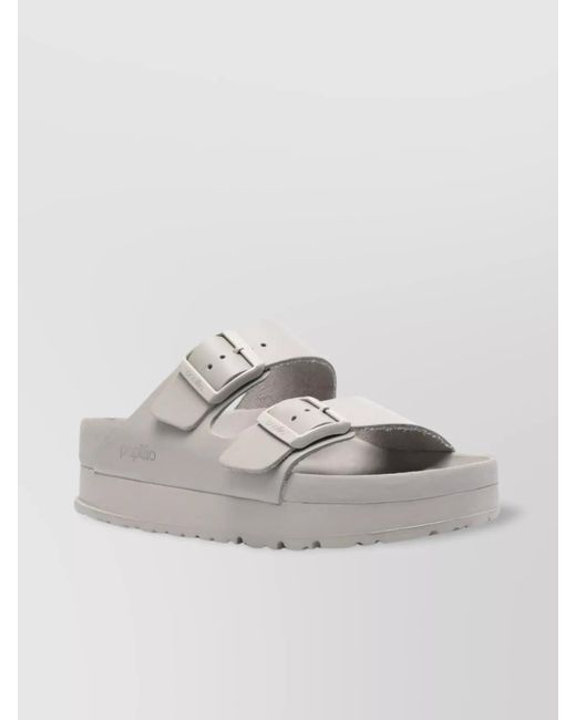 Birkenstock Multicolor Leather Platform Sandals