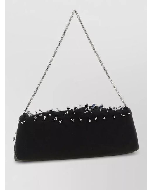 Roger Vivier Multicolor Efflorescence Clutch Bag Chain Strap Quilting