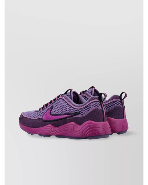 Nike Purple Textile Low-Top Sneakers