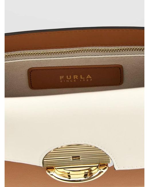 Furla Green Mini Leather Crossbody Bag