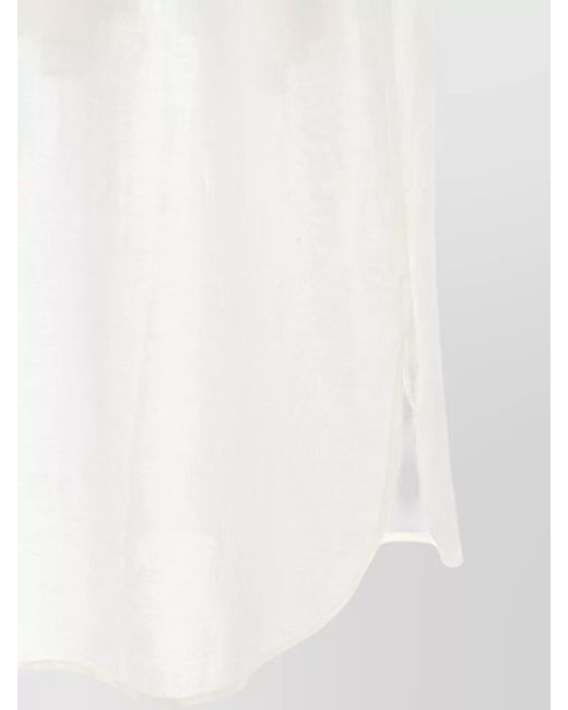 Polo Ralph Lauren White Long Sleeve Boyfriend Shirt Maxi Dress