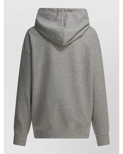 Ganni Gray "Bear Comic" Hoodie