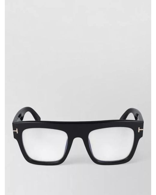 Tom Ford Black Sunglasses Ft0847 Square Frame Lightweight Design