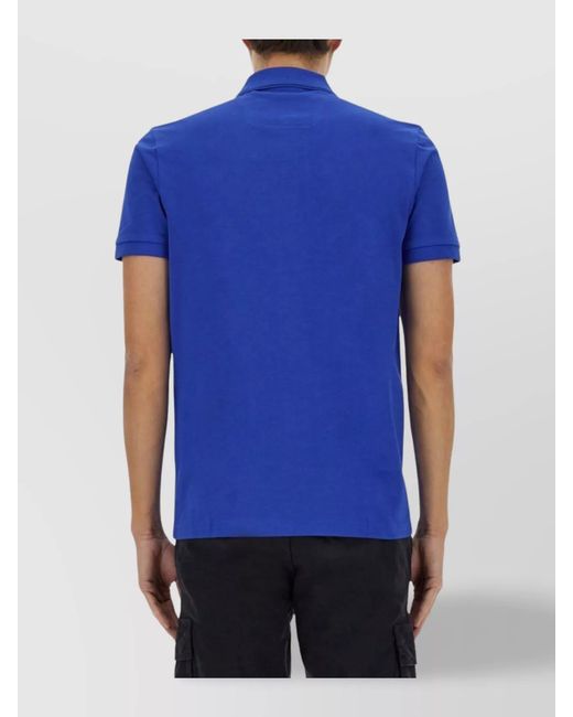 Boss Blue Cotton Paule 4 Polo Shirt for men