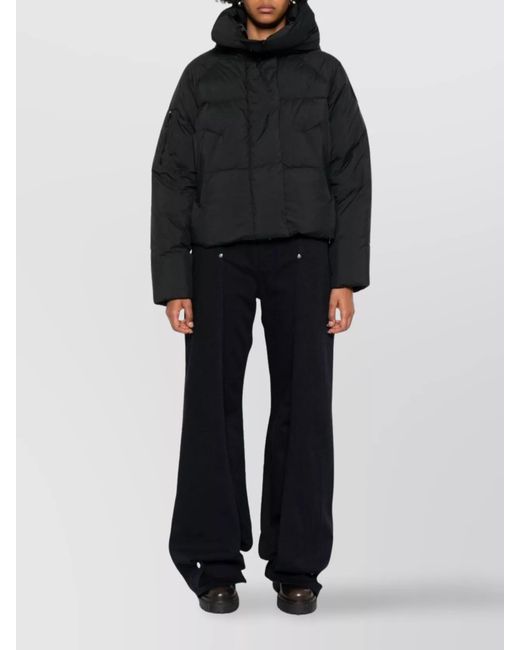 Canada Goose Black Hooded Long Sleeve Puffer Jacket