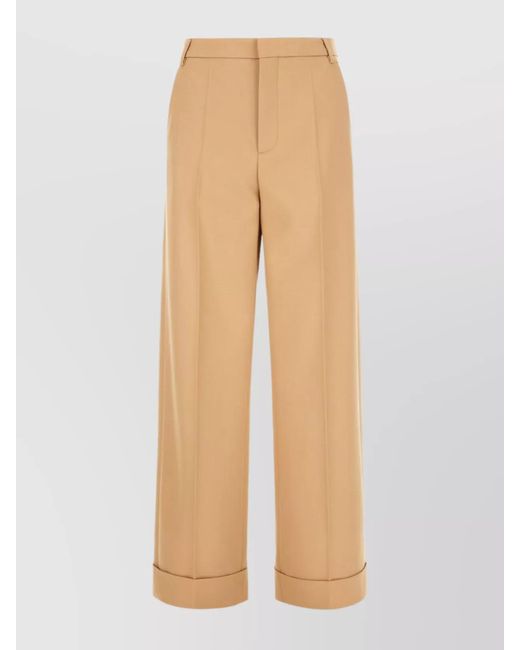 Valentino Garavani Natural Wide-Leg Trousers for men