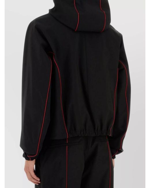 Ferragamo Black Hooded Jacket for men
