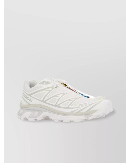 Salomon White Xt-6 Low-Top Sneakers