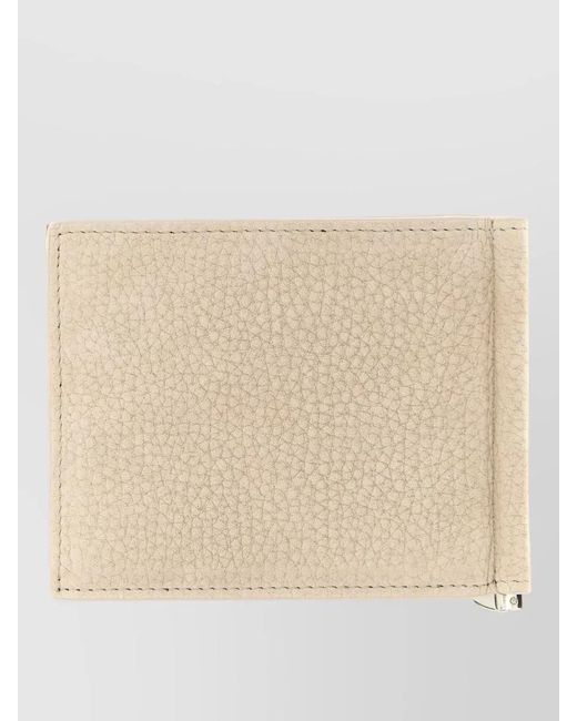Christian Louboutin Natural Mooncrest Signature Wallet Textured Finish for men