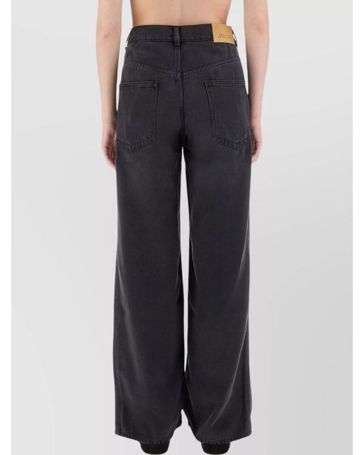 Isabel Marant Blue Wide-Leg Jeans