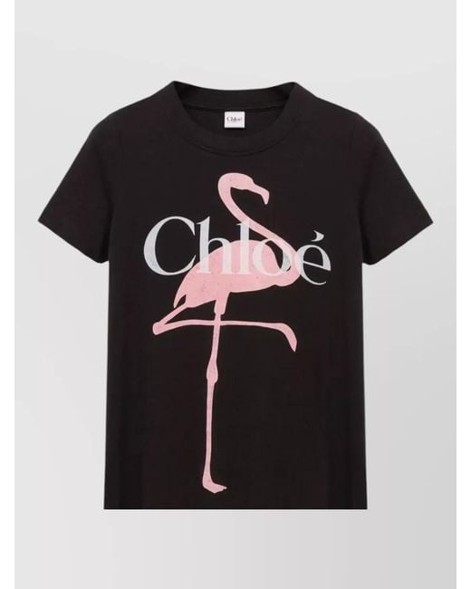 Chloé Black Logo T-Shirt