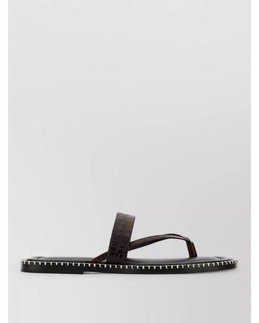 Dries Van Noten Multicolor Leather Thong Sandals for men