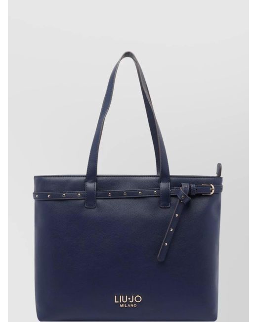 Tote Bag Liu Jo Neuf Avec étiquettes - En Coton Beige, Style Cabas - Marque Italienne