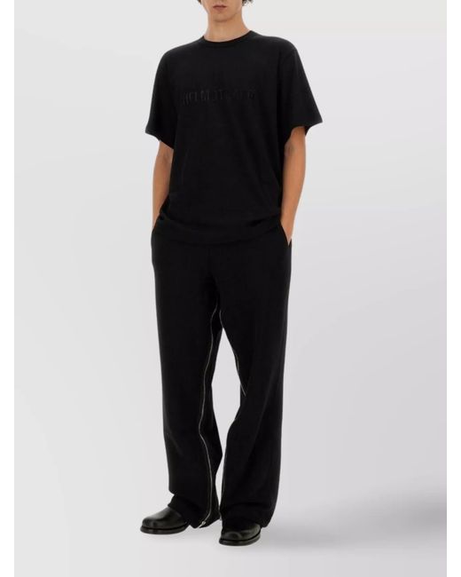 Helmut Lang Black Logo T-Shirt for men