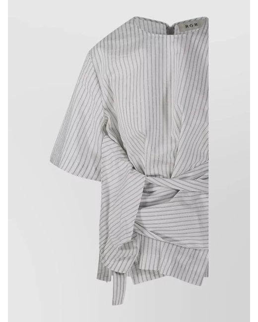 Rohe Gray Silk Blend Blouse