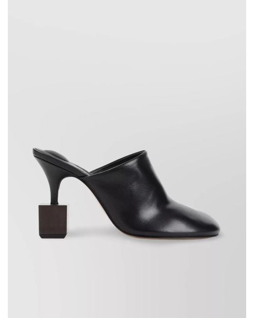 Jacquemus Black Leather Mules