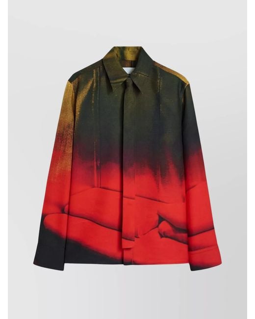 Jil Sander Red Shirt for men