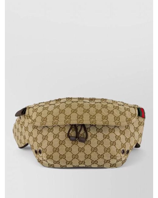Gucci Metallic Belt Bag Adjustable Strap Front Flap for men