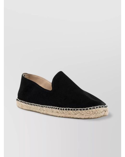 Manebí Black Suede Espadrilles for men