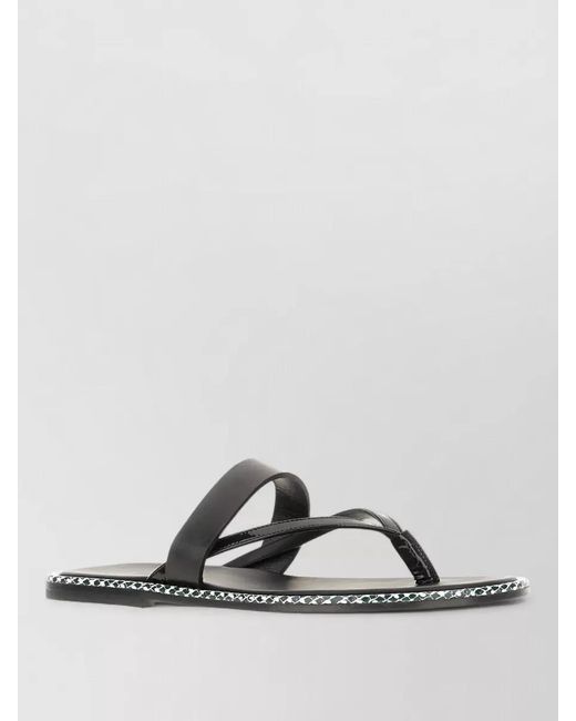 Dries Van Noten Multicolor Slide Sandals Open Toe Flat Sole