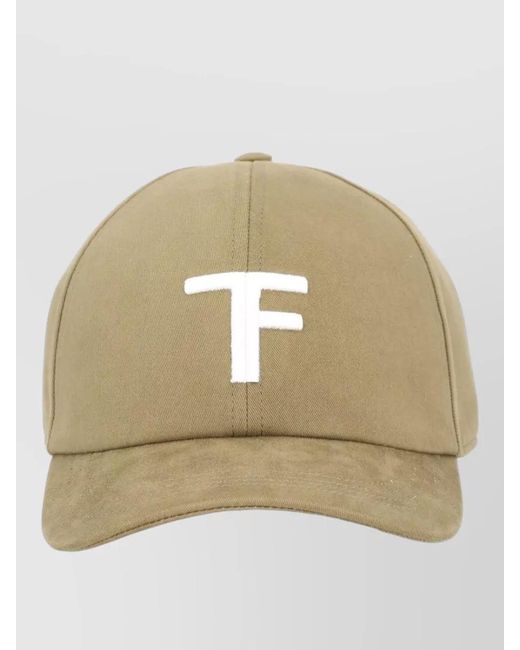Tom Ford Metallic Cotton Baseball Cap for men