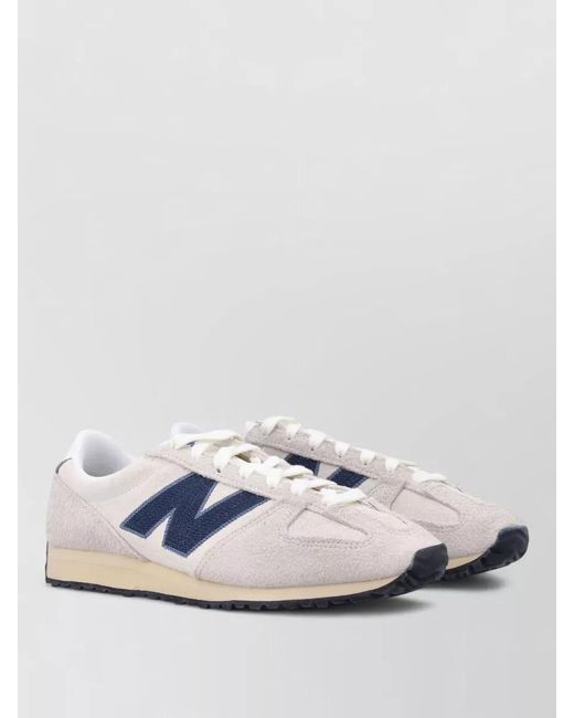 New Balance Metallic Suede Leather Low-Top Sneakers