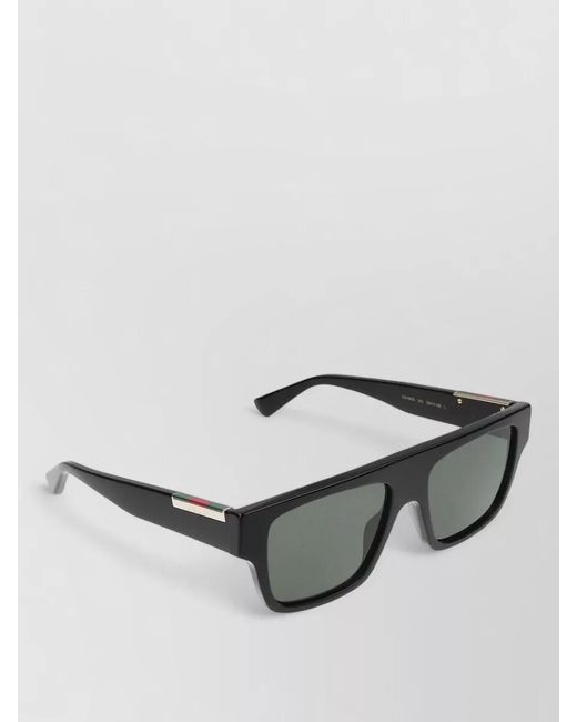 Gucci Metallic Sunglasses Gg1960S 002 Square Frame for men