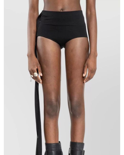 Ann Demeulemeester Black Short Shorts