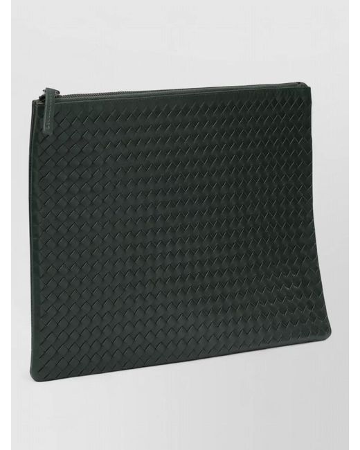 Dragon Diffusion Green Leather Clutch Bag