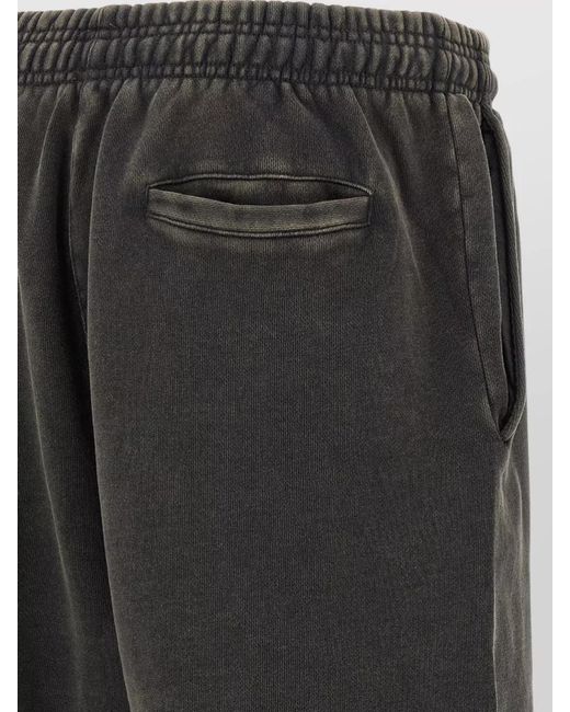 Entire studios Black Cotton Loose-Fit Bermuda Shorts for men
