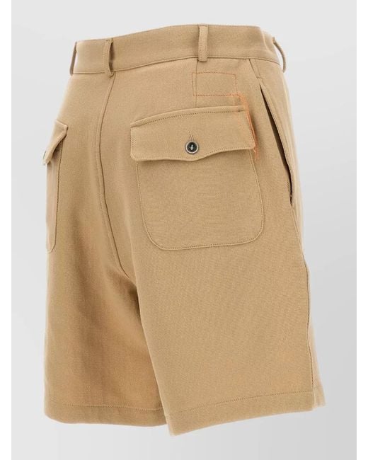 Fortela Natural Jillian Bermuda Shorts Belt Loops Pockets