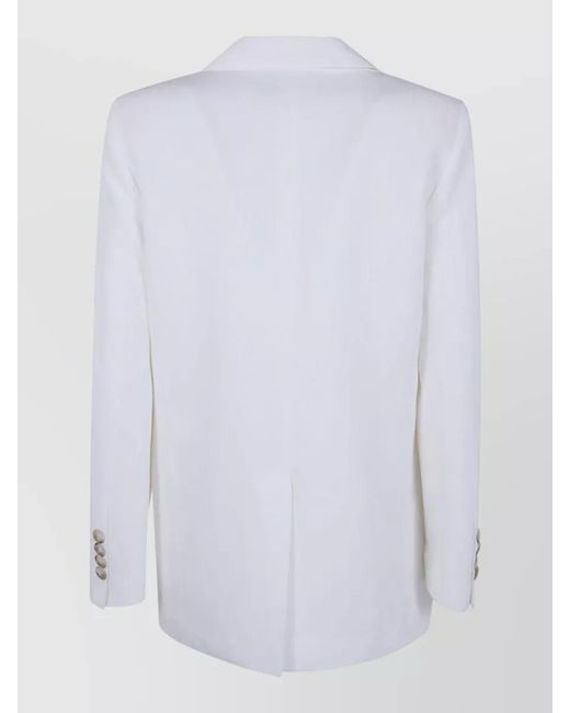 DR. HOPE Blue Double-Breasted Blazer