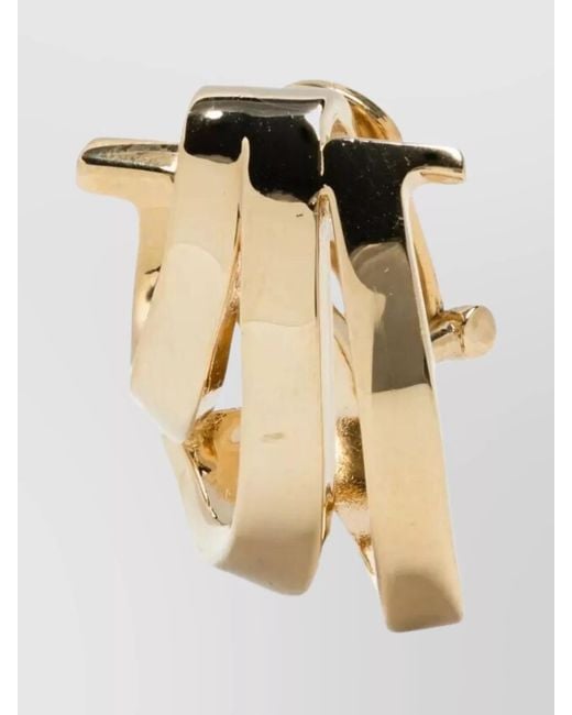 Ferragamo Multicolor Metal Earrings