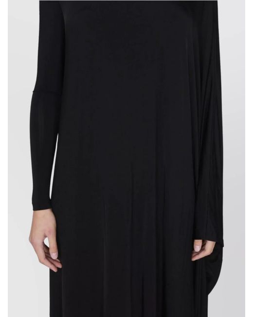 Balenciaga Black Stretch Jersey Mini Dress