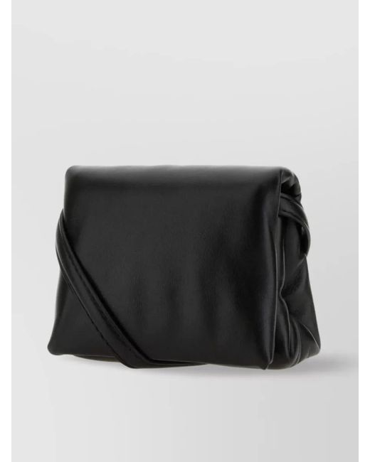 Marni Black Prisma Mini Leather Crossbody Bag