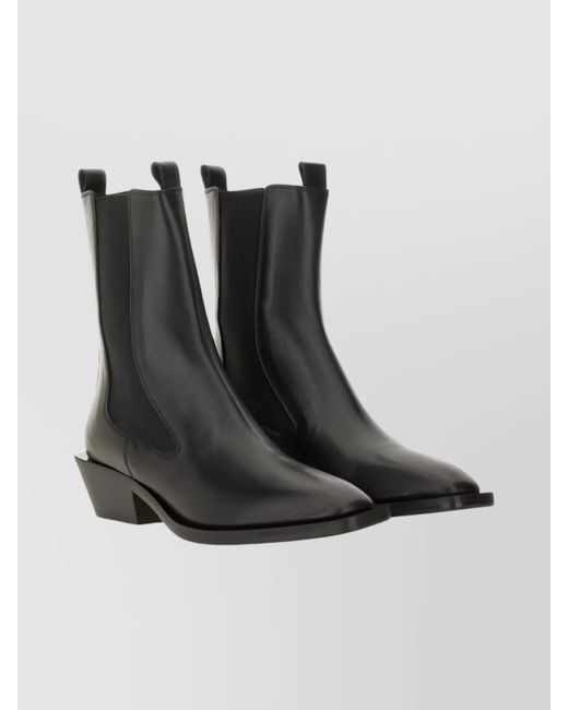 Aeyde Black Leather Boots