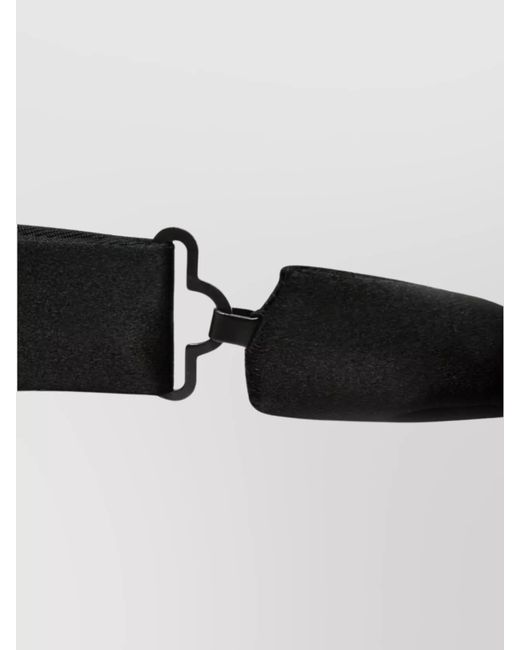 Tom Ford Black Silk Satin Bow Tie Wrap Design for men