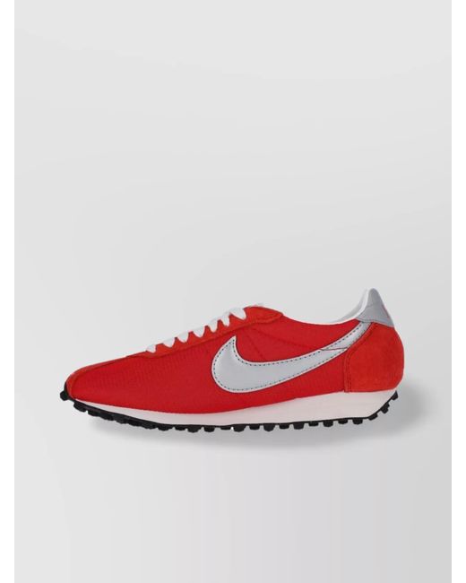 Nike Red Leather Low Top Sneakers