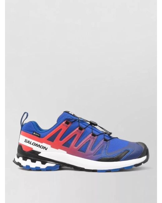 Salomon Blue Mesh Low Sneakers Pull Tab Rubber Sole