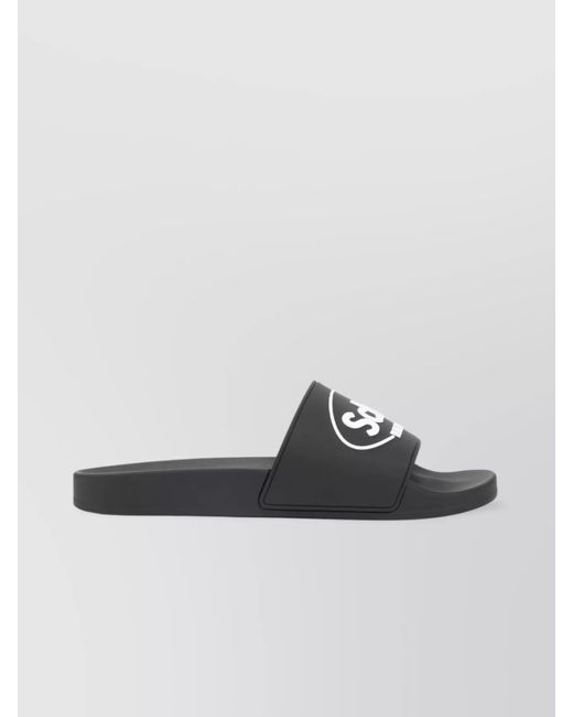 Balenciaga Multicolor Flat Design Pool Slide Slipper for men