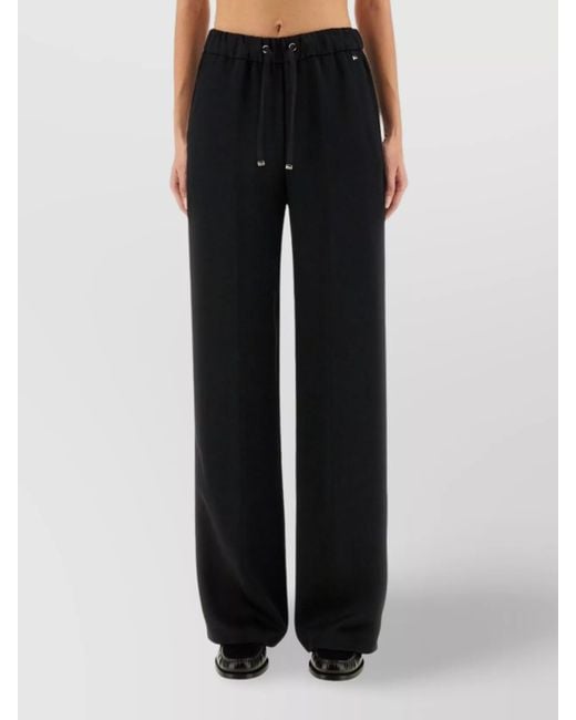 Herno Black Resort Wide-Leg Trousers