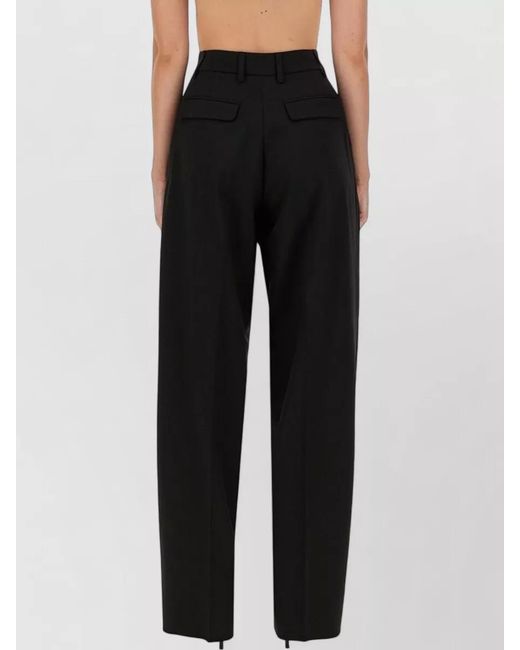 Thelatest Black High Waist Wide Leg Tailored Pants