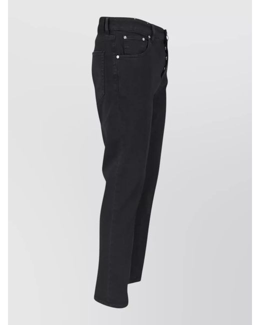PT Torino Blue Straight Leg Denim Trousers Belt Loops for men