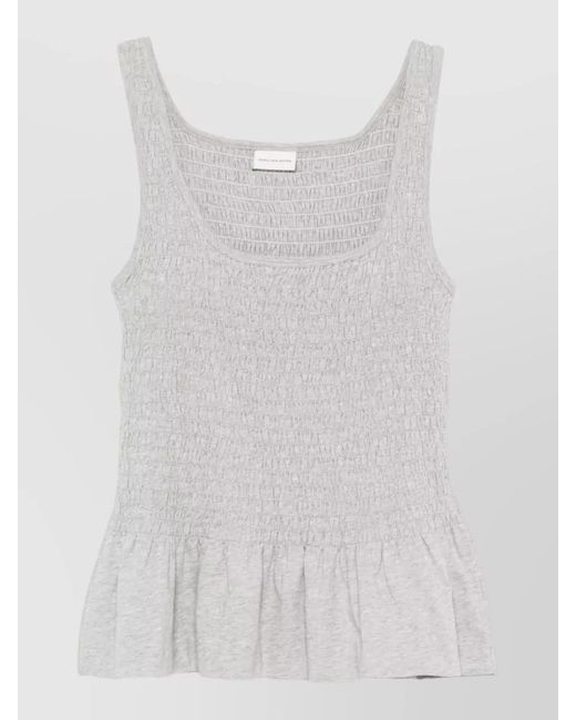Dries Van Noten White Sleeveless Camisole