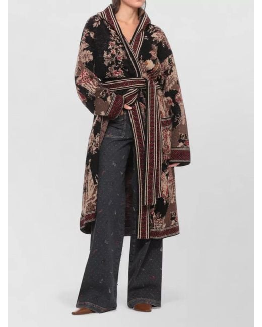 Etro Multicolor Hooded Dressing Gown