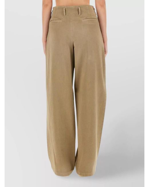 Golden Goose Deluxe Brand Natural Denim Wide-Leg Trousers