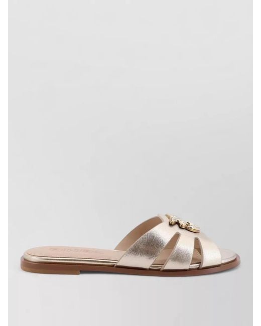Pinko Multicolor Leather Sandals