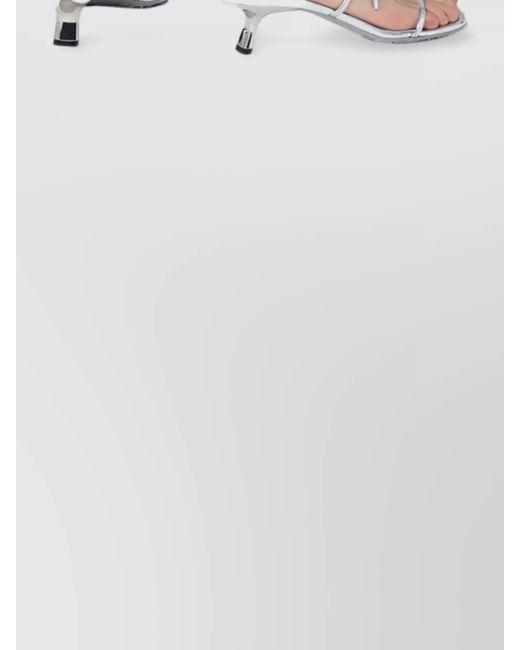 Semicouture White Johnny Wide-Leg Trousers