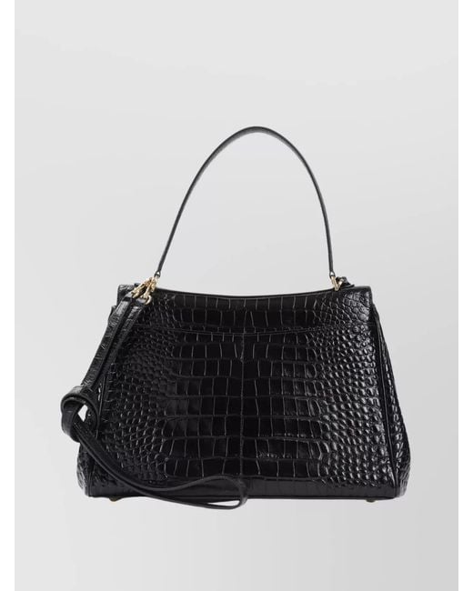 Balenciaga Black Rodeo Medium Leather Shoulder Bag