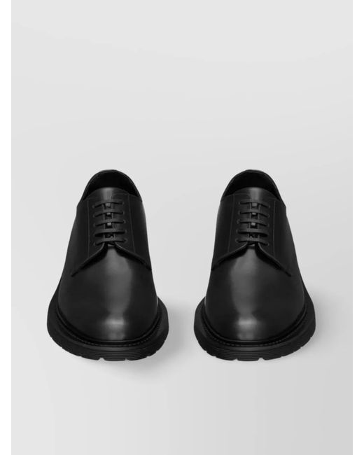 Saint Laurent Black Streamlined Army Derby for men